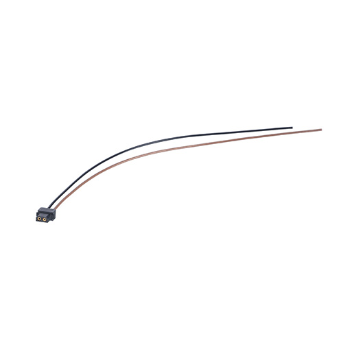 M80-FD20268L0-XXXXL - 2 Pos. Female SIL 24 AWG Cable Assembly, single-end, for Latches