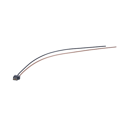 M80-FD20268L0-0150L - 2 Pos. Female SIL 24 AWG Cable Assembly, 150mm, single-end, for Latches