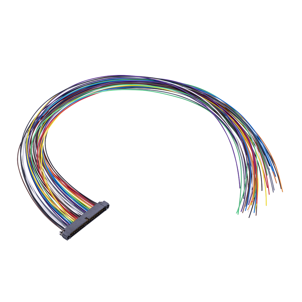 M80-MC14268MA-XXXXL - 21+21 Pos. Male DIL 22AWG Cable Assembly, single-end, Reverse Fix