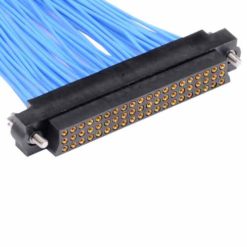 M83-LFC1F1N18-0000-000 - 6 x 3-Row Female 24-28 AWG Cable Conn. Kit, Jackscrews